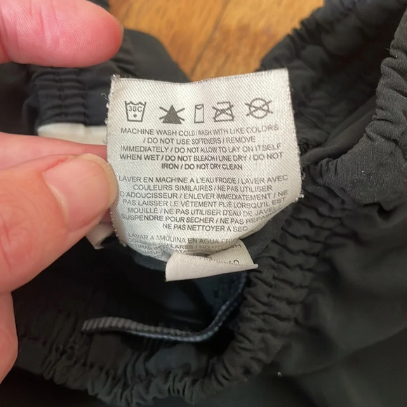 Nike Lightweight shell windpants track pants Y2k street wear black men small - Picture 9 of 9